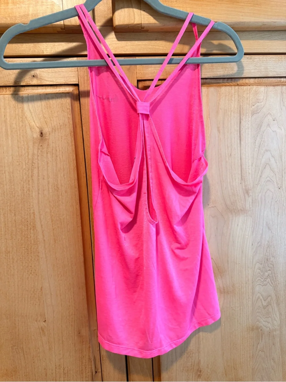 Nike Hot Pink Strappy Athletic Tank Top
